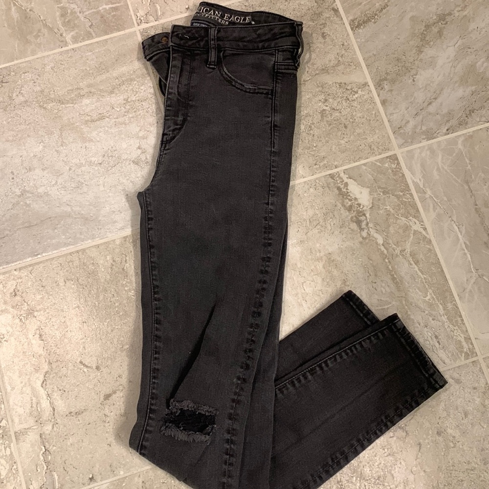 AE super hi-rise jegging.